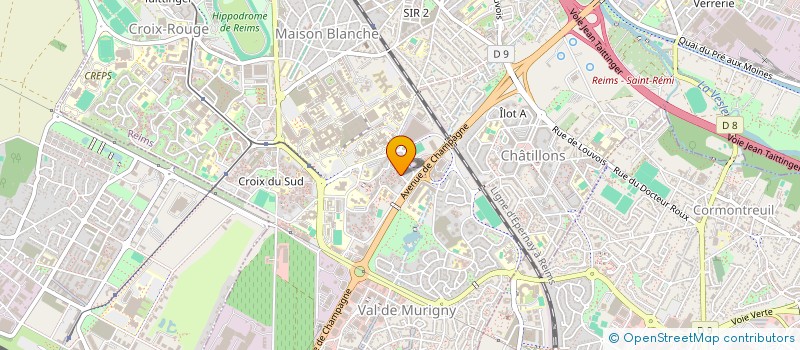 localisation de l'entreprise SCI DE LA HAUTE FAYERE  REIMS