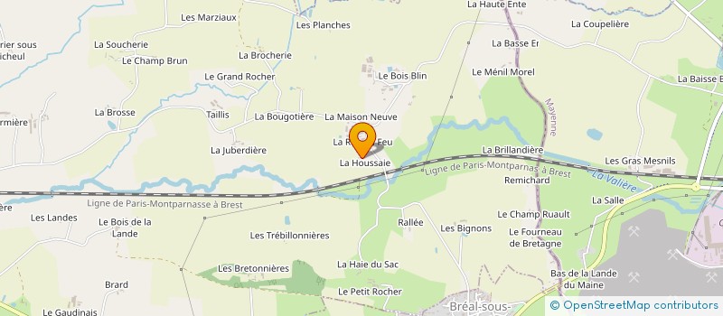 localisation de l'entreprise SCI DE LA HAUTE GASNIAIS  ERBREE