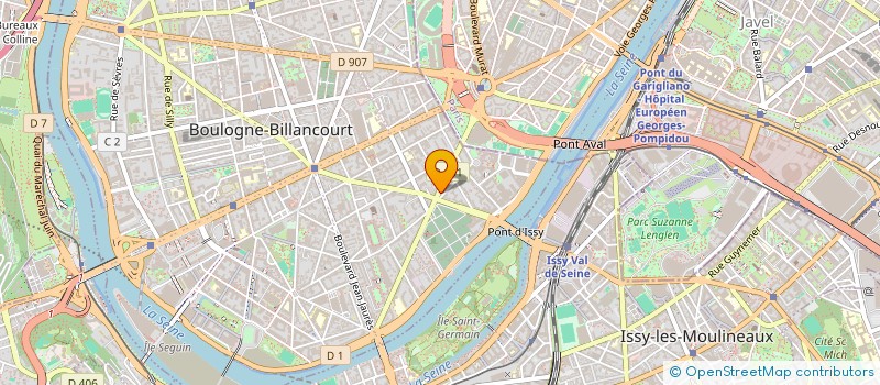 localisation de l'entreprise SCI DE LA HAUTE GRAMMOIRE à BOULOGNE-BILLANCOURT