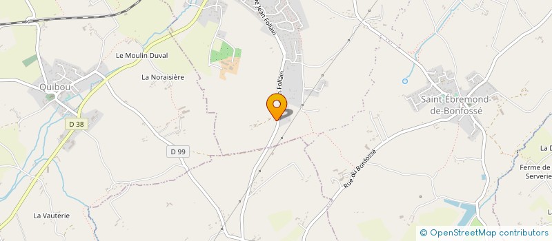 localisation de l'entreprise SCI DE LA HAUTE MESLERAYE  CANISY