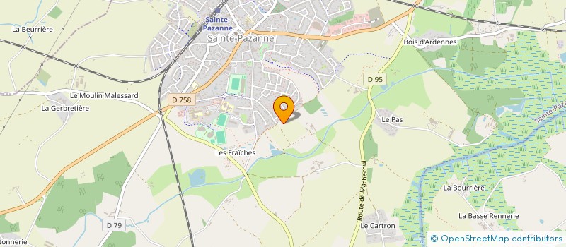 localisation de l'entreprise SCI DE LA HAUTE MOJETIERE  SAINTE-PAZANNE