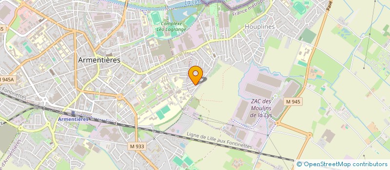 localisation de l'entreprise SCI DE LA HAUTE RIVIERE  HOUPLINES