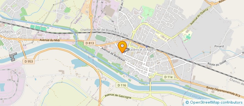 localisation de l'entreprise SCI DE LA HAUTIERE à VALENCE