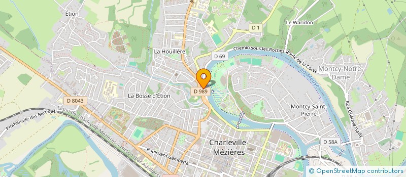 localisation de l'entreprise SCI DE LA HAVETIERE  CHARLEVILLE-MEZIERES