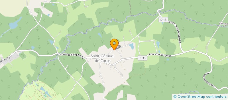 localisation de l'entreprise SCI DE LA HAYE  SAINT-BARTHELEMY-DE-BELLEGARDE