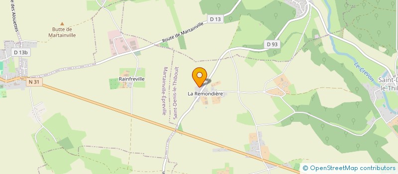 localisation de l'entreprise SCI DE LA HEMAUDIERE  SERVAVILLE-SALMONVILLE