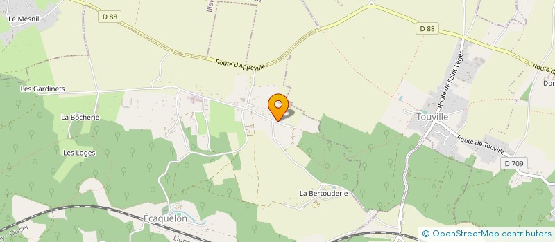 localisation de l'entreprise SCI DE LA HENNIERE  ECAQUELON