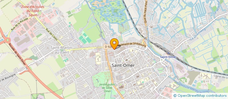 localisation de l'entreprise SCI DE LA HERONNIERE  SAINT-OMER