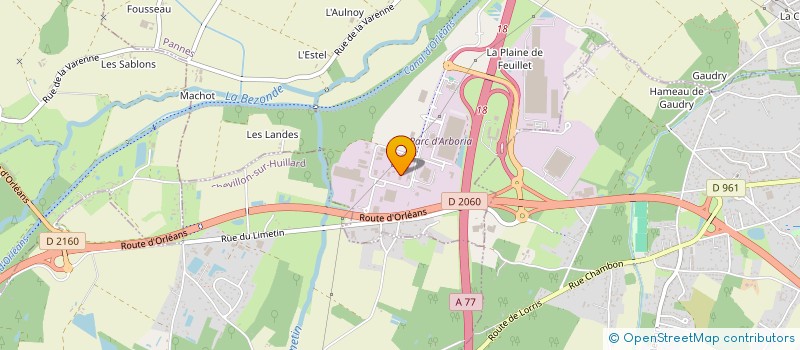 localisation de l'entreprise SCI DE LA HERSE  LE ROVE