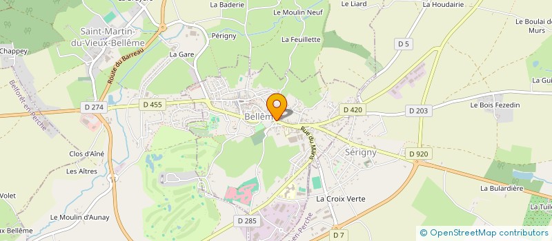 localisation de l'entreprise SCI DE LA HERSE à BELLEME
