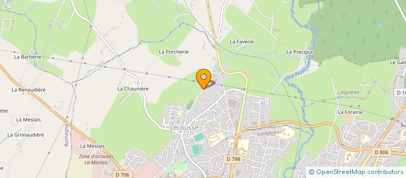 localisation de l'entreprise SCI DE LA HISSE  LECOUSSE