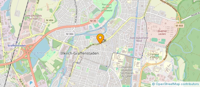 localisation de l'entreprise SCI DE LA HOLLAU  ILLKIRCH-GRAFFENSTADEN