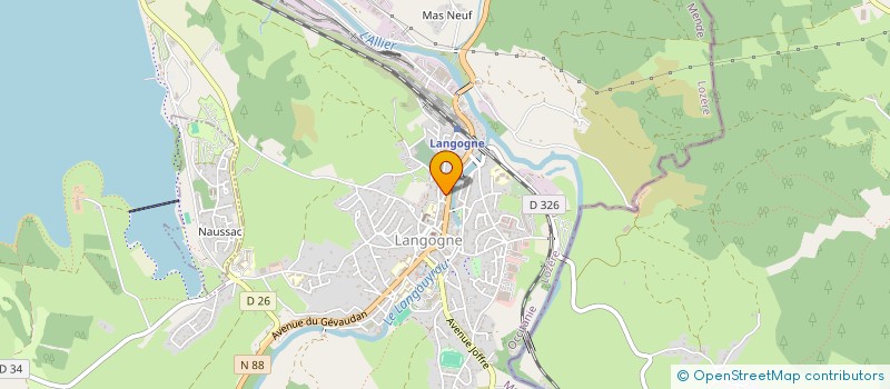 localisation de l'entreprise SCI DE LA HONDE  LANGOGNE