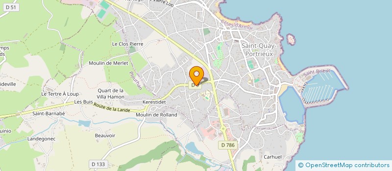 localisation de l'entreprise SCI DE LA HORVAIS  SAINT-QUAY-PORTRIEUX