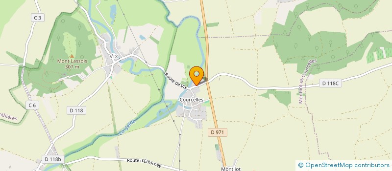 localisation de l'entreprise SCI DE LA HOUBLONNIERE  MONTLIOT-ET-COURCELLES