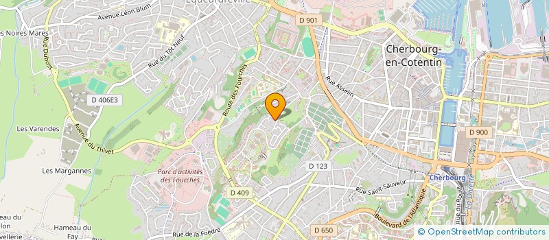 localisation de l'entreprise SCI DE LA HOUGUETTE à CHERBOURG-EN-COTENTIN
