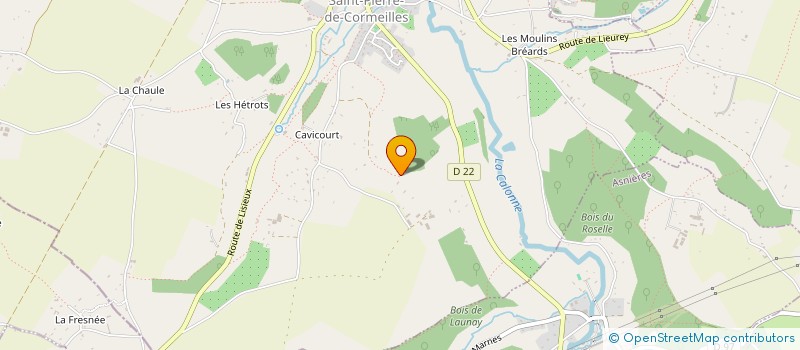 localisation de l'entreprise SCI DE LA HOULETTE  SAINT-PIERRE-DE-CORMEILLES