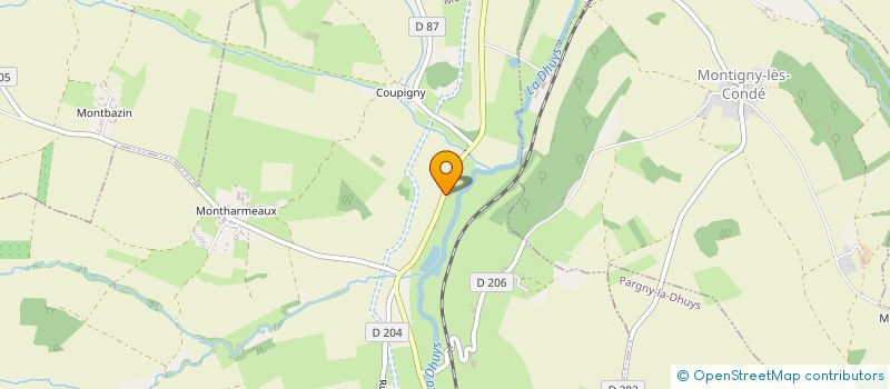 localisation de l'entreprise SCI DE LA HOUSSETTE  MONTLEVON