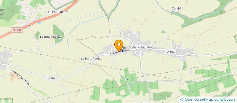 localisation de l'entreprise SCI DE LA HUBERDIERE  COURCHAMPS