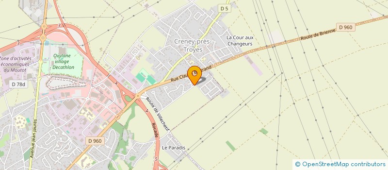 localisation de l'entreprise SCI DE LA HUCHETTE  AUBETERRE