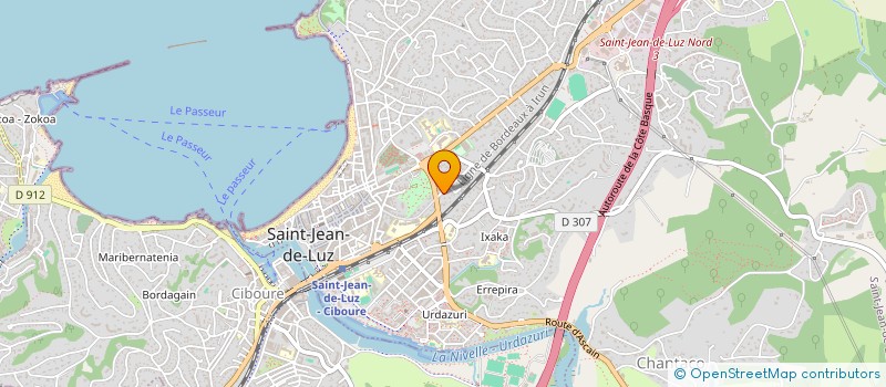 localisation de l'entreprise SCI DE LA HUERTA à SAINT-JEAN-DE-LUZ