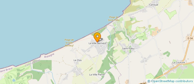 localisation de l'entreprise SCI DE LA HUNE  PLENEUF-VAL-ANDRE