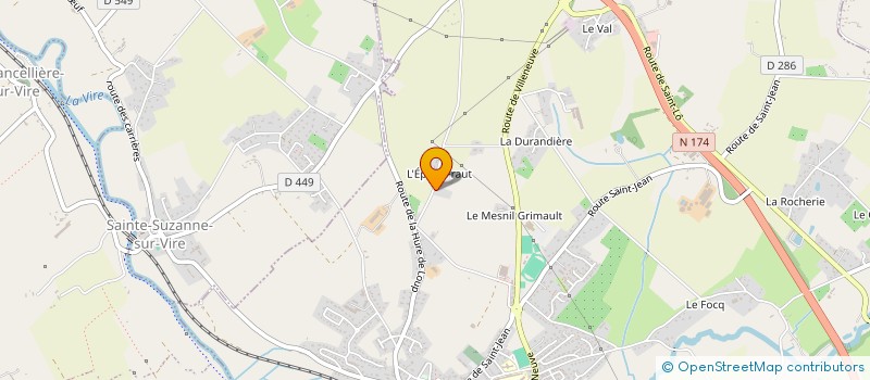 localisation de l'entreprise SCI DE LA HURE DE LOUP  CONDE-SUR-VIRE