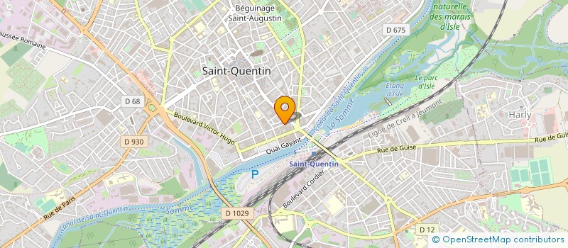 localisation de l'entreprise SCI DE LA HUREE à SAINT-QUENTIN