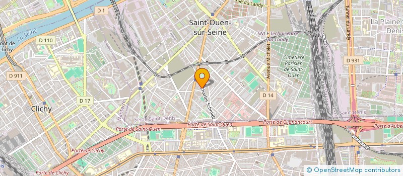 localisation de l'entreprise SCI DE LA IROITERIE à SAINT-OUEN-SUR-SEINE