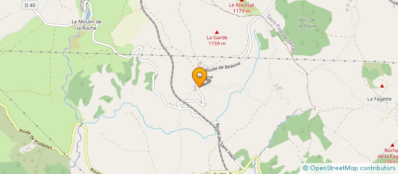 localisation de l'entreprise SCI DE LA JACINTHE  SAINT-ETIENNE-DU-VIGAN