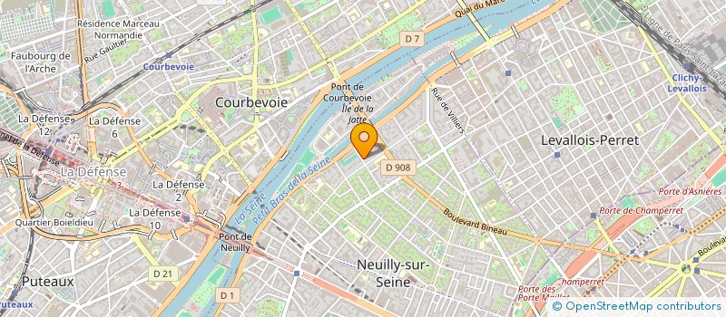 localisation de l'entreprise SCI DE LA JADE à NEUILLY-SUR-SEINE