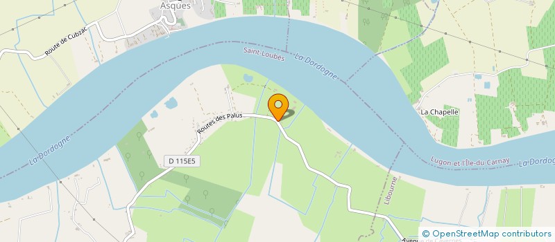 localisation de l'entreprise SCI DE LA JALLE  SAINT-LOUBES