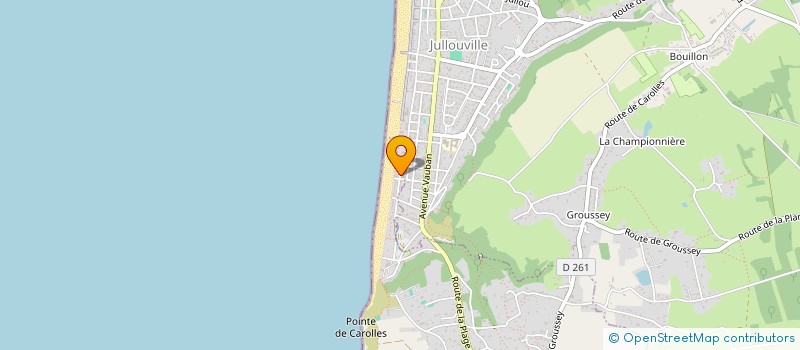 localisation de l'entreprise SCI DE LA JANIERE  CAROLLES