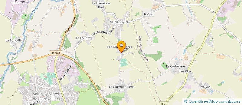 localisation de l'entreprise SCI DE LA JARIE à AUBUSSON