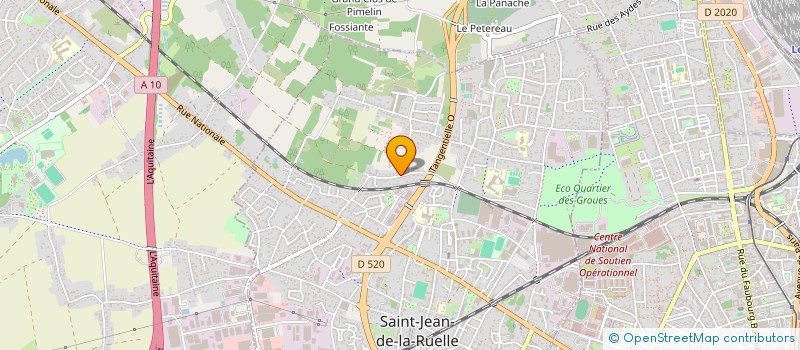localisation de l'entreprise SCI DE LA JARRETIERE  SAINT-JEAN-DE-LA-RUELLE