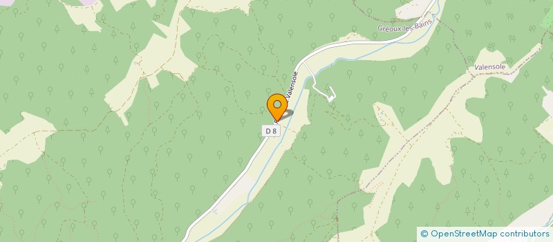 localisation de l'entreprise SCI DE LA JAVI  GREOUX-LES-BAINS