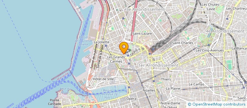localisation de l'entreprise SCI DE LA JOLIETTE à MARSEILLE