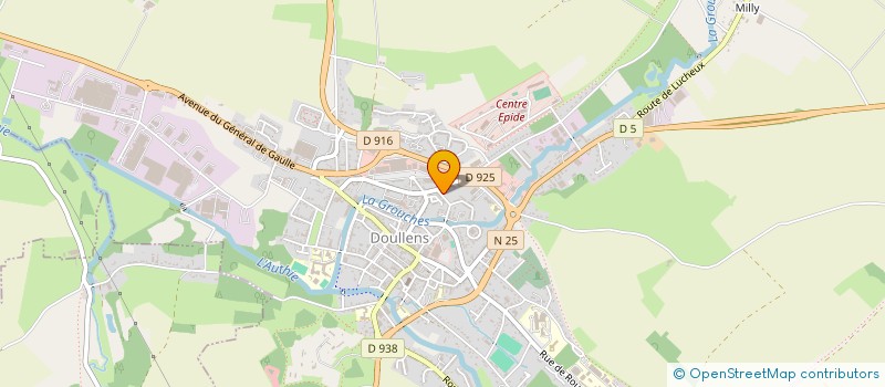 localisation de l'entreprise SCI DE LA JONQUILLE  DOULLENS