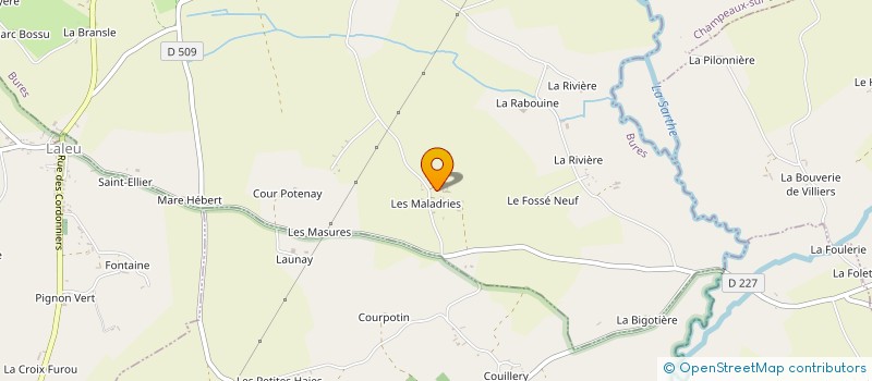localisation de l'entreprise SCI DE LA JONQUINIERE à BURES