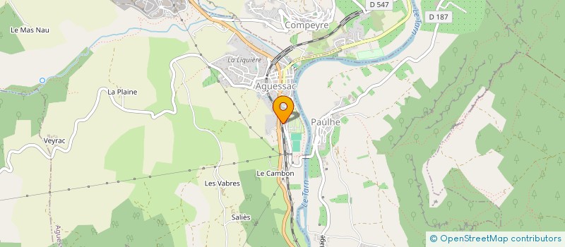 localisation de l'entreprise SCI DE LA JONTE  AGUESSAC