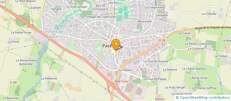localisation de l'entreprise SCI DE LA JOSSERIE  PACE