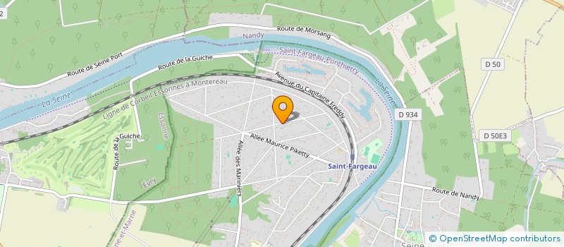 localisation de l'entreprise SCI DE LA JOUX  SAINT-FARGEAU-PONTHIERRY