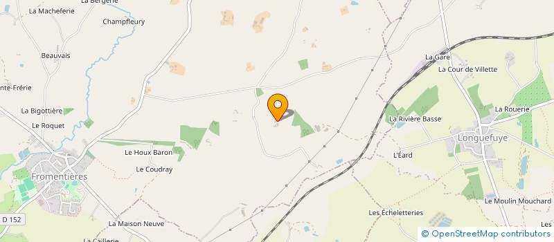 localisation de l'entreprise SCI DE LA JUBERDIERE  FROMENTIERES