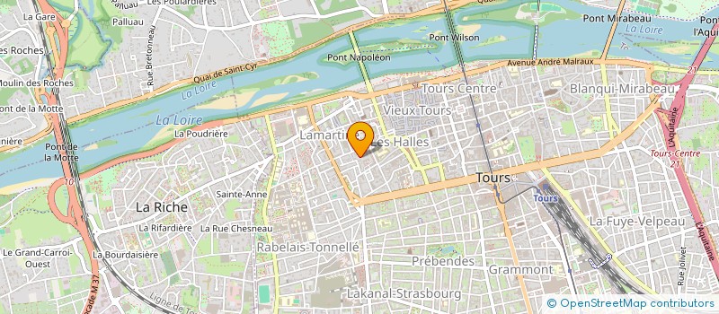 localisation de l'entreprise SCI DE LA JUBILATION  TOURS