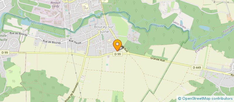 localisation de l'entreprise SCI DE LA JUINE  BOURAY-SUR-JUINE