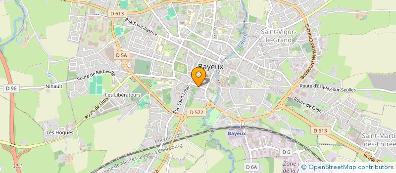 localisation de l'entreprise SCI DE LA JURIDICTION  BAYEUX