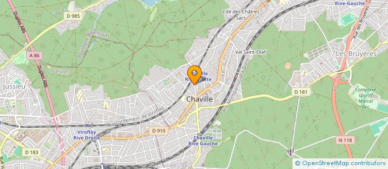 localisation de l'entreprise SCI DE LA JUSTICE à CHAVILLE