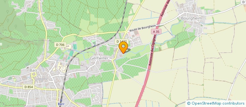 localisation de l'entreprise SCI DE LA KIRNECK  GERTWILLER