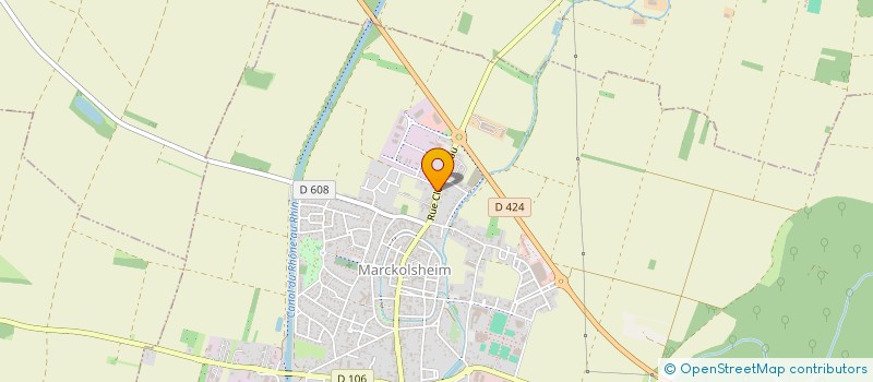 localisation de l'entreprise SCI DE LA LAITERIE  MARCKOLSHEIM