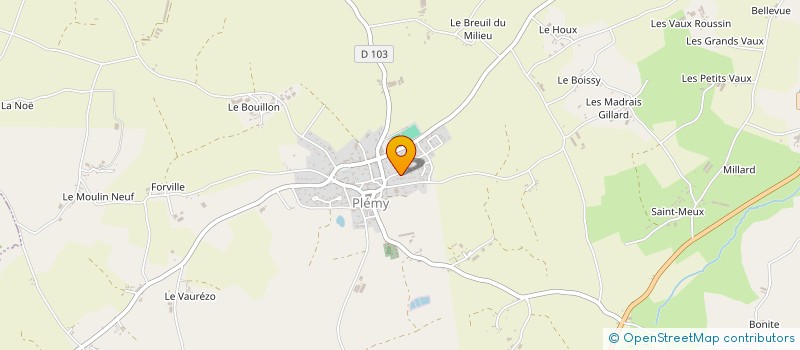 localisation de l'entreprise SCI DE LA LANDE  PLEMY